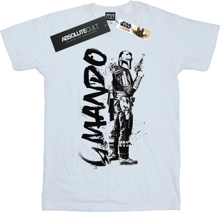 Produktbild Star Wars The Mandalorian Splat Mando TShirt (L)