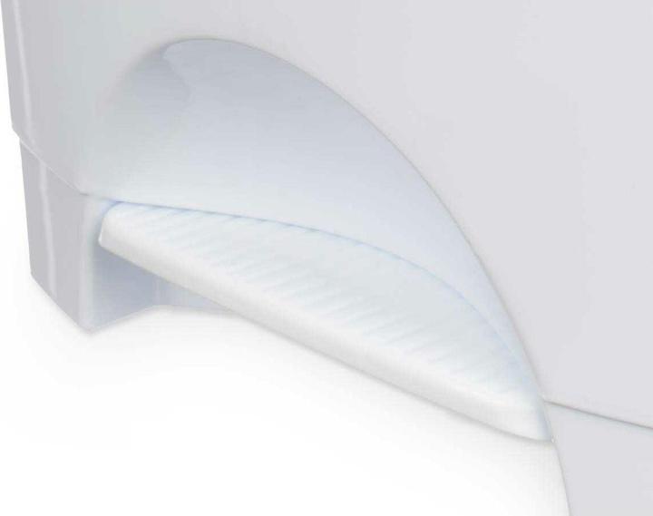 Image du produit Natec Papierkorb mit Pedal Weiss Kunststoff 50 L (3 Stück) (50 l)