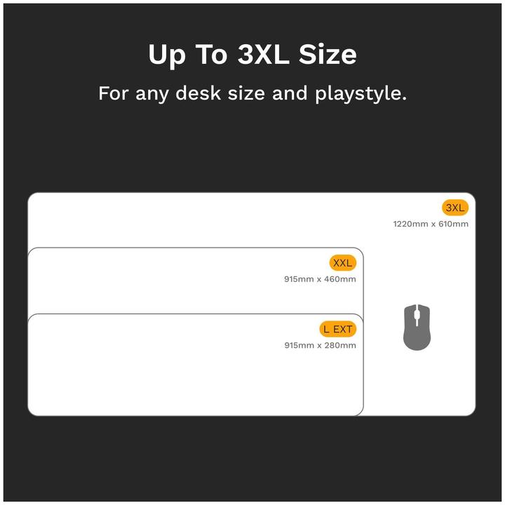 Produktbild Glorious GMP 2 XXL Stitched Cloth Gaming Mousepad White GLO-MP2-CLTH-STC-XXL-WHT (XXL)
