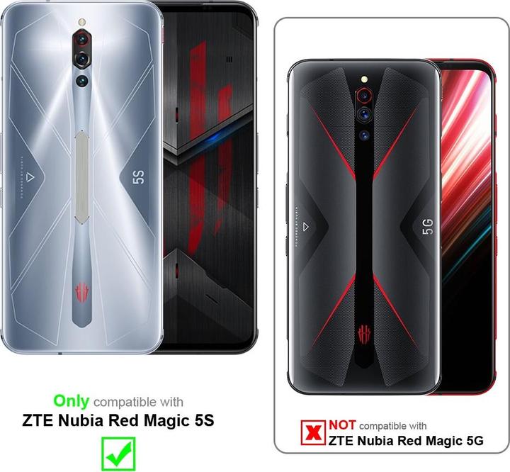 Actual product image Cadorabo Case for ZTE Nubia Red Magic 5S with belt clip (ZTE Nubia Red Magic 5S)