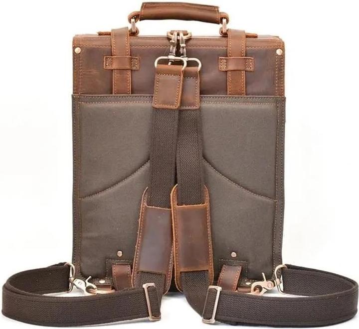 Produktbild Only-Bags.Store Vintage Lederrucksack, Lederrucksack