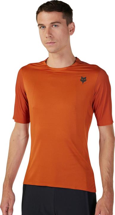 Fox Jersey 23 Flexair Ascent Ss Brnt Org (M)