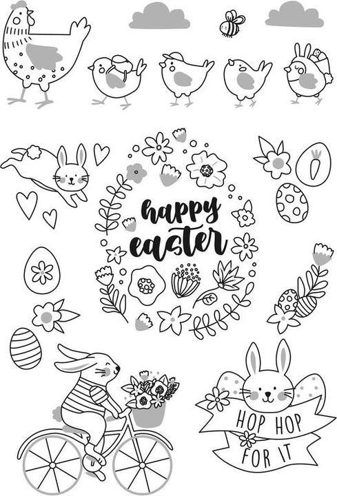 Actual product image Folia Window pictures Templates (Multicoloured, 6 x)