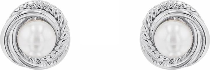 Actual product image Amor ear jewellery for women, 925 Sterling silver, shell pearl (Silver 925)