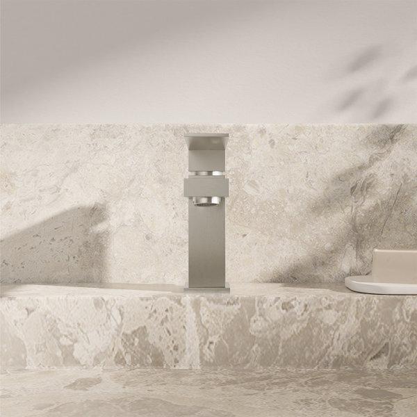 Actual product image Steinberg 160 series basin mixer, without pop-up waste, projection 120 mm, height 164mm, 1601010