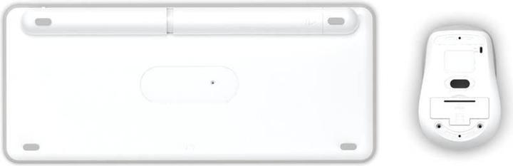 Productafbeelding Hama Multi-apparaat toetsenbord en muis set WKM-500 draadloos klein wit QWERTZ (NL, Draadloze)