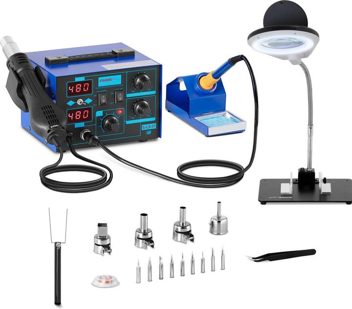 Actual product image Stamos Soldering Station – 2 Displays – 700 Watt