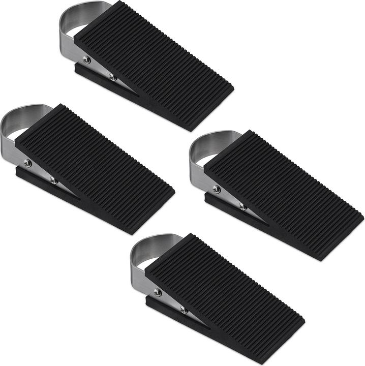 Actual product image Relaxdays 4x door wedge (4 Piece, 5 x 12.5 x 3 cm)