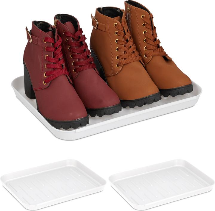 Actual product image Relaxdays Shoe drip tray (35 x 27 x 3 cm)