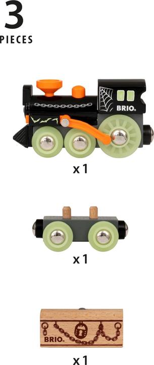 Actual product image Brio Ghost Train Glow in the Dark