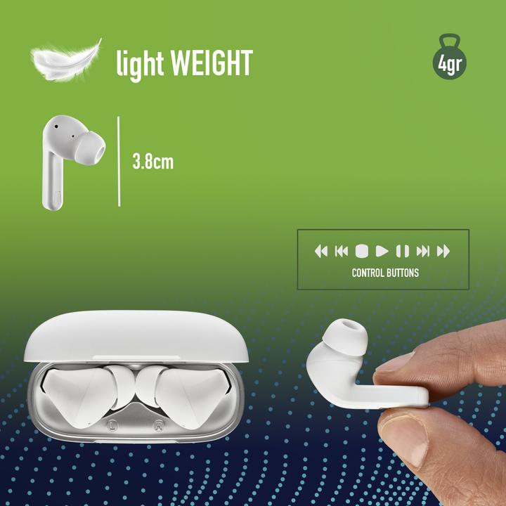 Actual product image NGS Artica crown white (8 h, Wireless)