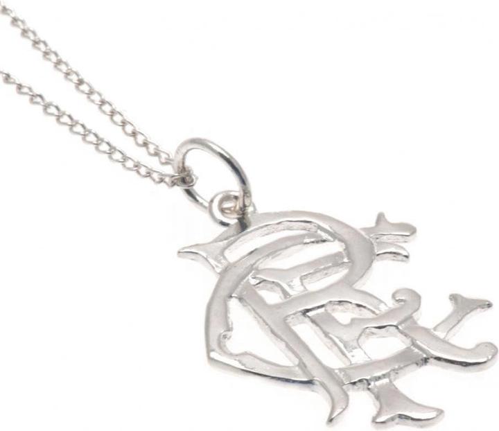 Rangers FC Halskette Mit Anhänger Sterling Silber (100% synthetisches Material)