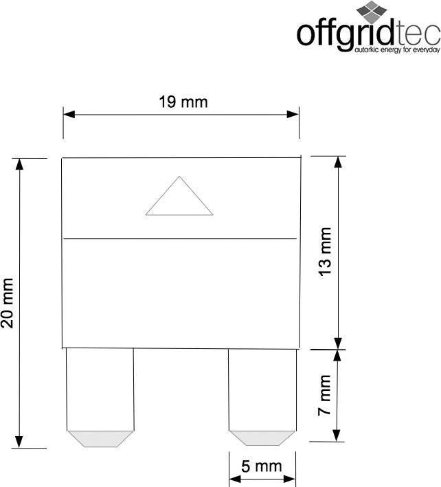 Immagine prodotto Offgridtec Fusibile piatto per auto da 15A 6-32V