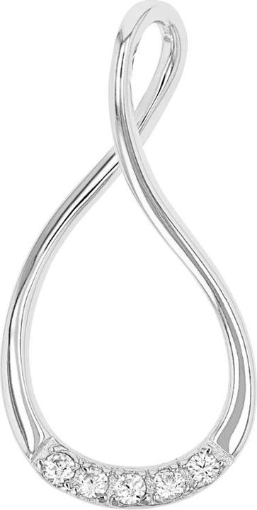 Produktbild Amor Anhänger für Damen, 925 Sterling Silber, Zirkonia synth. (Silber 925)