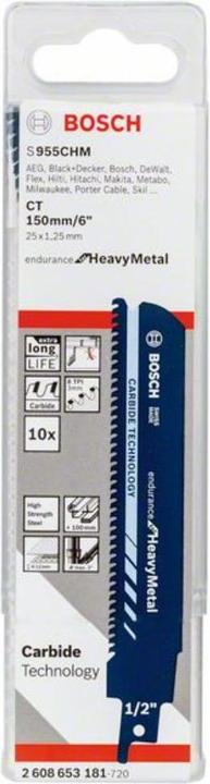 Image du produit Bosch Professional Lame de scie sabre S 955 CHM, Endu