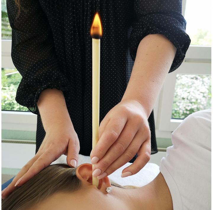 Actual product image Hopisana Ear candles red inflammation