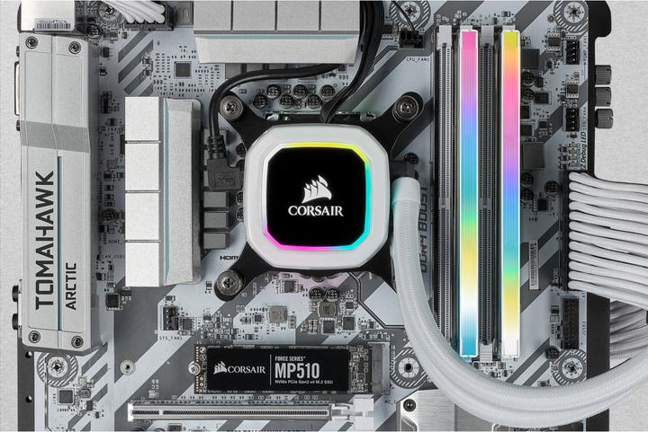 Actual product image Corsair Vengeance RGB Pro SL (2 x 8GB, 3200 MHz, DDR4-RAM, DIMM)