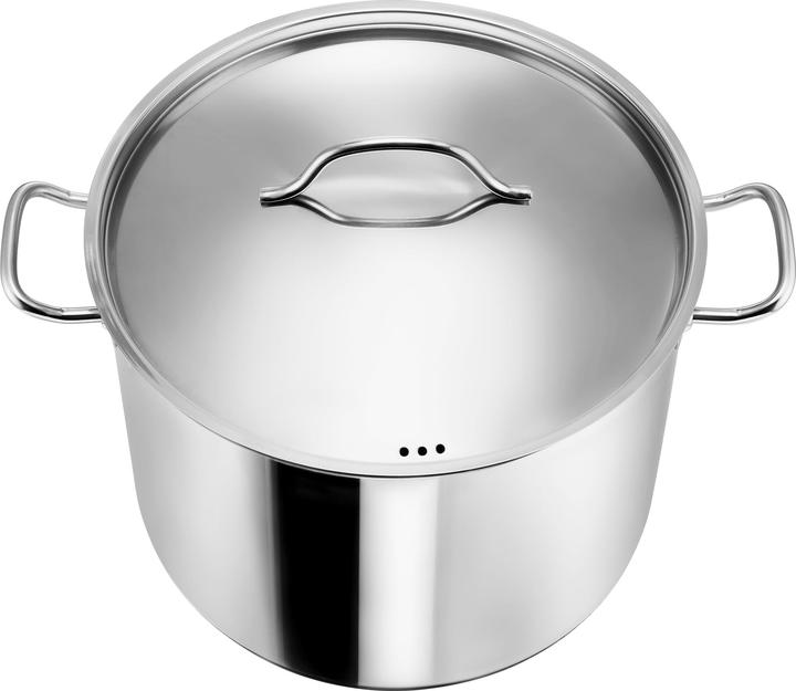 Produktbild Kopf XXL Induktion Kochtopf Gigantos, Ø 26 cm, Höhe 19 cm, 10 Liter, Edelstahl (Kochtopf)