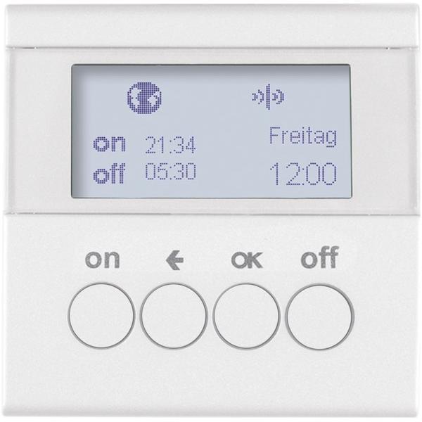 Berker GmbH & Co. KG Horloge programmable KNX radio blanc polaire brillant 85745289 (85745289)