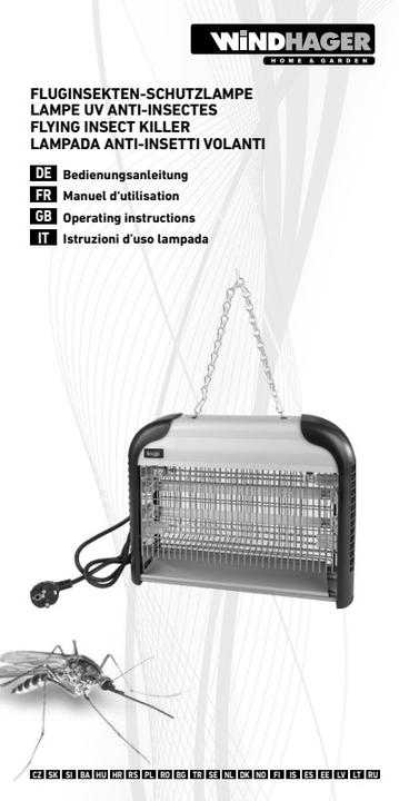 Immagine prodotto Windhager Lampada di protezione contro gli insetti volanti COMODA +