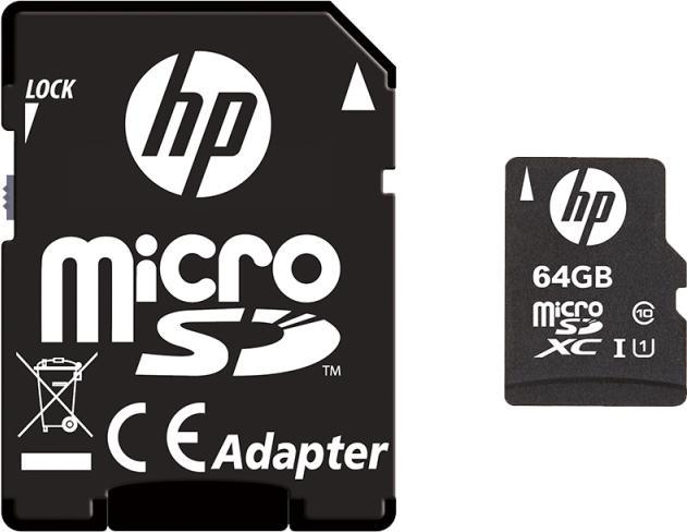 Actual product image PNY SDU64GBXC10HP-EF Memory card 64 GB MicroSDXC Class 10 UHS-I (64 GB, microSDXC, U1, UHS-I)