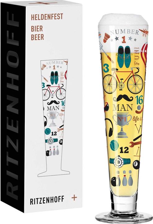 Ritzenhoff Bierglas Heldenfest No. 2 - Kathrin Stockebrand 385 ml (0.39 l, 1 x)