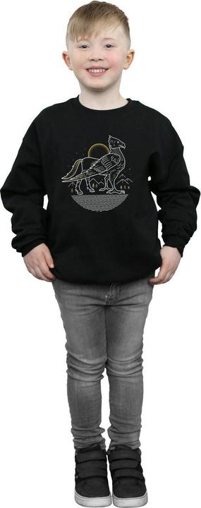 Actual product image Boys Buckbeak Line Art Sweatshirt (140, 146)