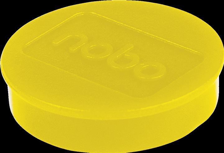 Actual product image Nobo Magnet round 32mm 1915302 yellow 10 pieces (10 x)