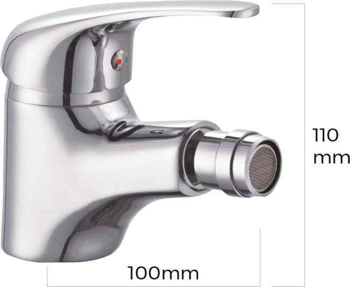 Actual product image EDM Mixer tap 01161 stainless steel brass