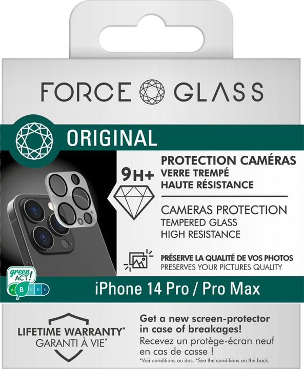 Produktbild Bigben Connected Rückkamerafolie, Kameraglas, 9H+ Härte (1 Stück, Apple iPhone 14 Pro Max, Apple iPhone 14 Pro)