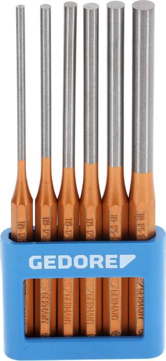 Immagine prodotto Gedore 119 L Set di punzoni per spine, forma lunga, 6 pezzi con supporto in PVC