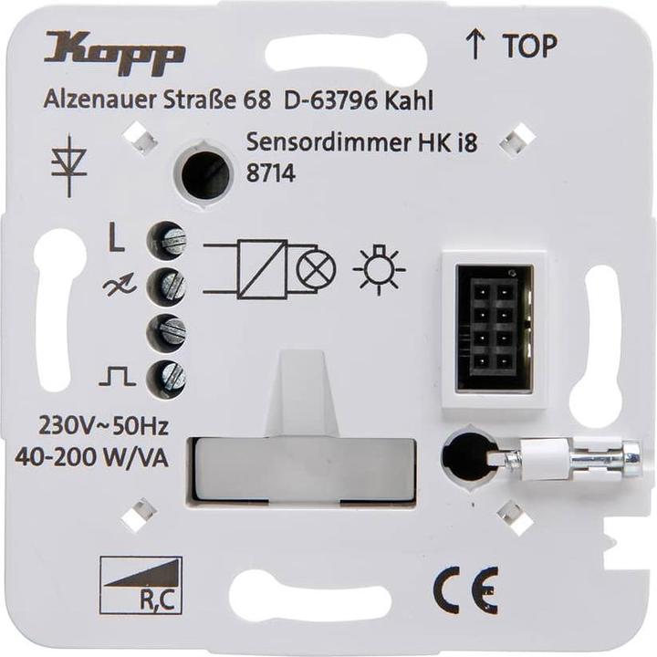 Actual product image Kopp HK i8 flush-mounted power unit Dimmer for electronic transformers
