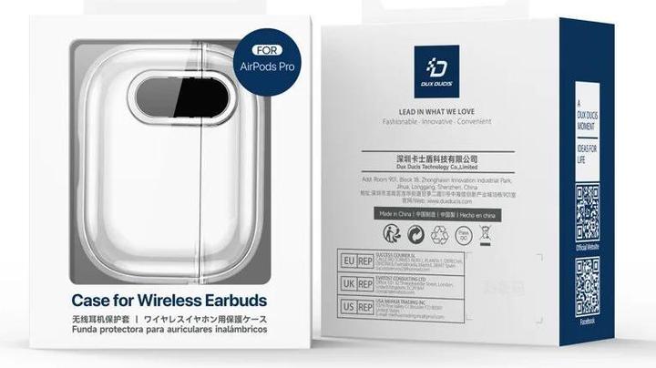 Actual product image Dux Ducis PECL Series TPU and PC Case Cover (Charging case cover)