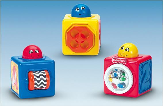Actual product image Fisher-Price Play & stacking cubes