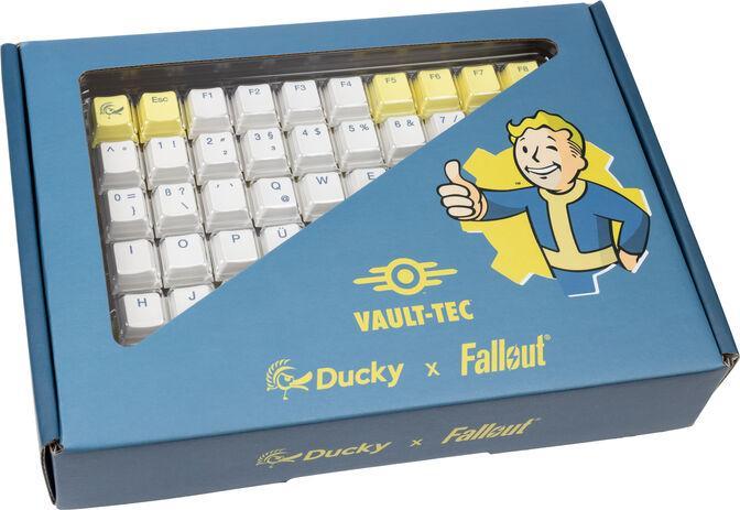 Actual product image Ducky x Fallout Keycap Set - 132 Stück, ISO (DE)