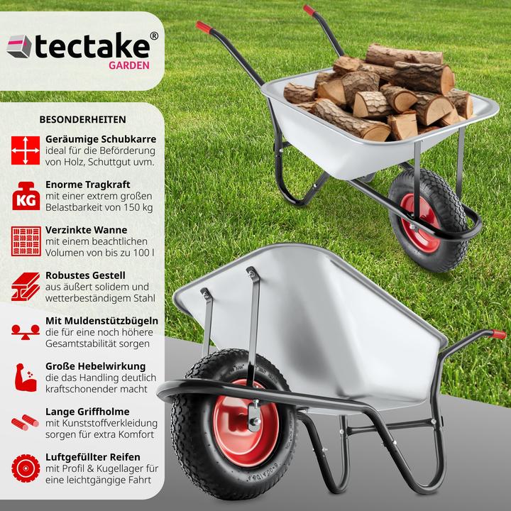 Image du produit tectake Brouette Oskar