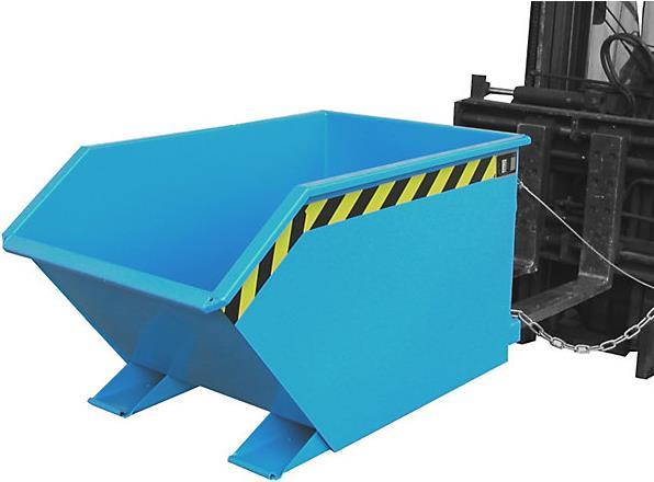 Actual product image kaiserkraft Tipping container for chips, low overall height, without wheels (500 l)
