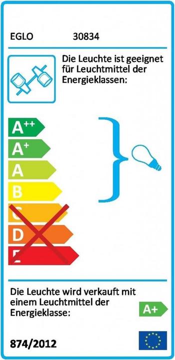 Energie-Label EGLO Davida 1 (400 lm, GU10)