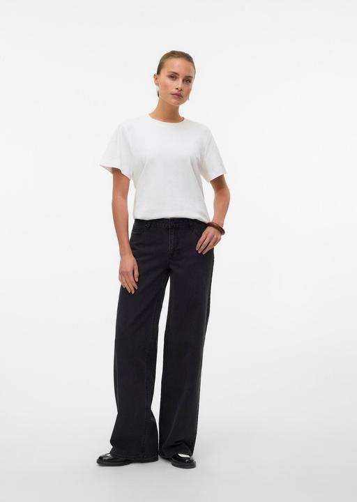 Immagine prodotto Vero Moda VMFAYE Niedrige Taille Weiter Beinschnitt Jeans Weit geschnitten (30)