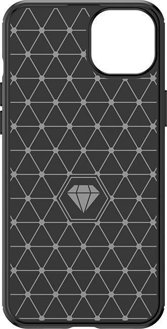 Produktbild Hurtel Flexible Carbon-Musterhülle für iPhone 15 Plus Carbon Case – Blau (Apple iPhone 15 Plus)