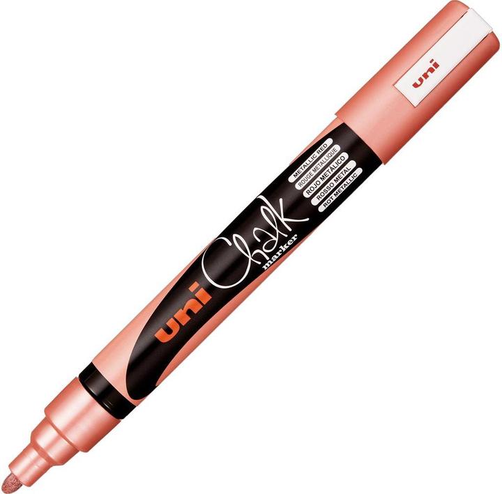 Actual product image Posca Chalk Marker 1.8-2.5mm PWE-5M RE Metallic red (Metallic red, 2.50 mm, 1 x)