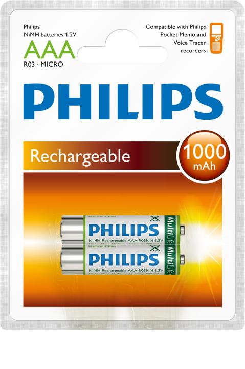 Produktbild Philips LFH9154 2x AAA (1.000 mAh) (2 Stk., AAA, 900 mAh)