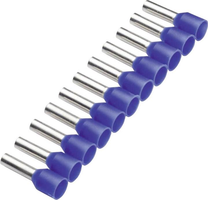Cimco Aderendhülse Bandware 1.5 mm² 8 mm Teilisoliert Schwarz 18 4506 500 St.