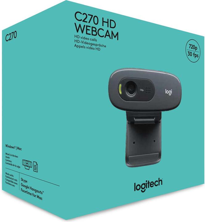 Actual product image Logitech C270 (0.90 Mpx)