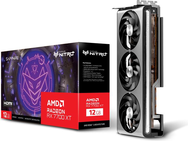 Actual product image Sapphire Nitro+ RX 7700XT (12 GB)