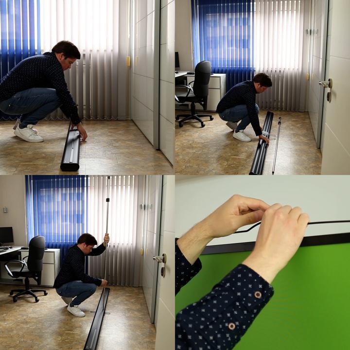 Image du produit Celexon Écran vert Mobile Lite Chroma Key, 150 x 200 cm (4:3)