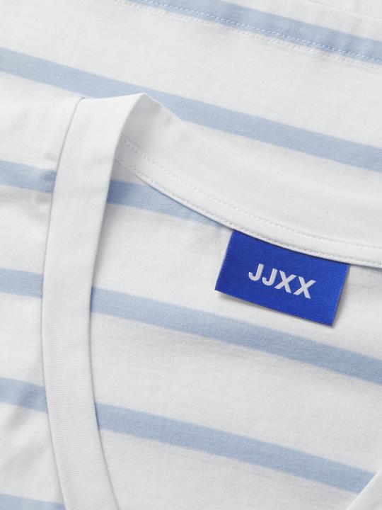 Actual product image JJXX Jxannie Reg Vneck Stripe Ss Tee Jrs Sn (M)
