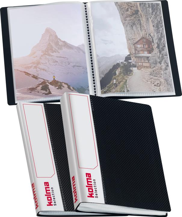 Immagine prodotto Kolma Selezione A6 Riciclato con 40 tasche nero (A6, 1 x)