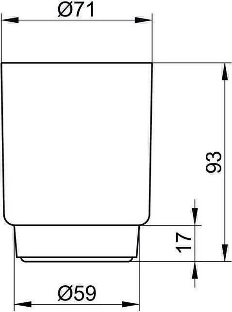 Actual product image Keuco Plan acrylic glass