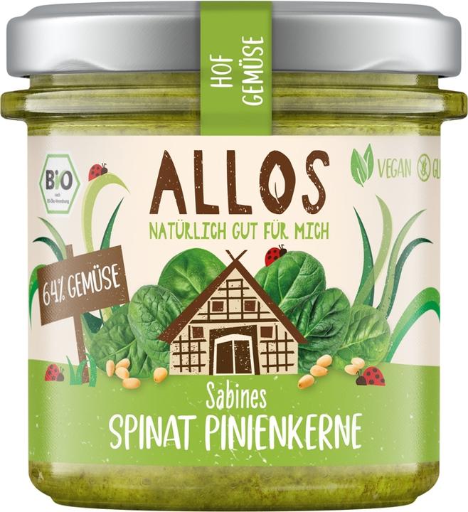 Produktbild Allos Hofgemüse Steffis Spinat Pinienkerne (135 g)